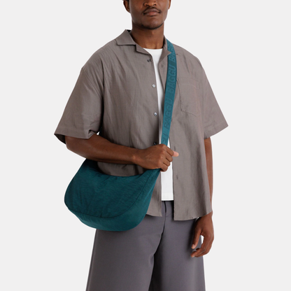 Deep Sea Medium Nylon Crescent Bag