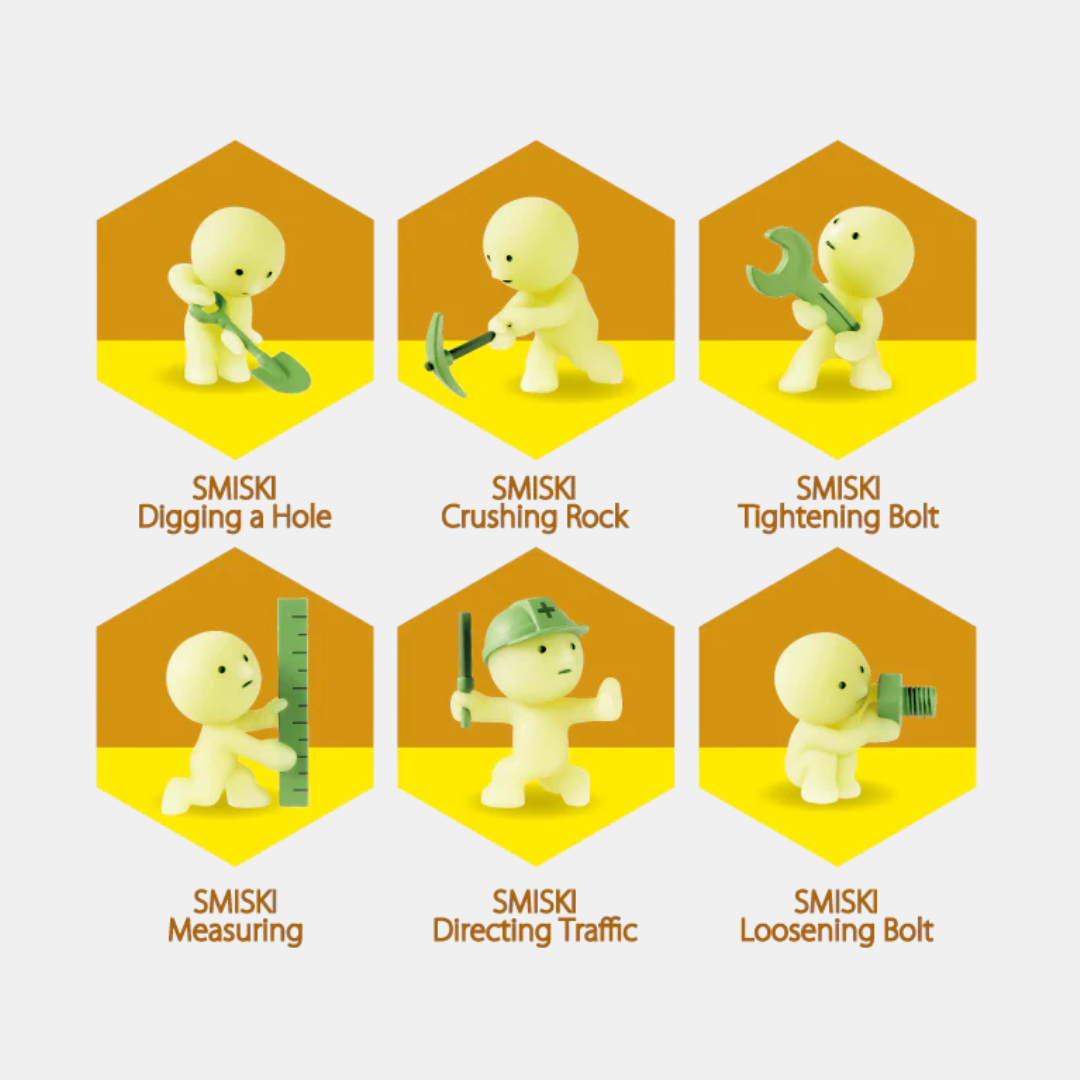 Smiski Construction Series Blind Box