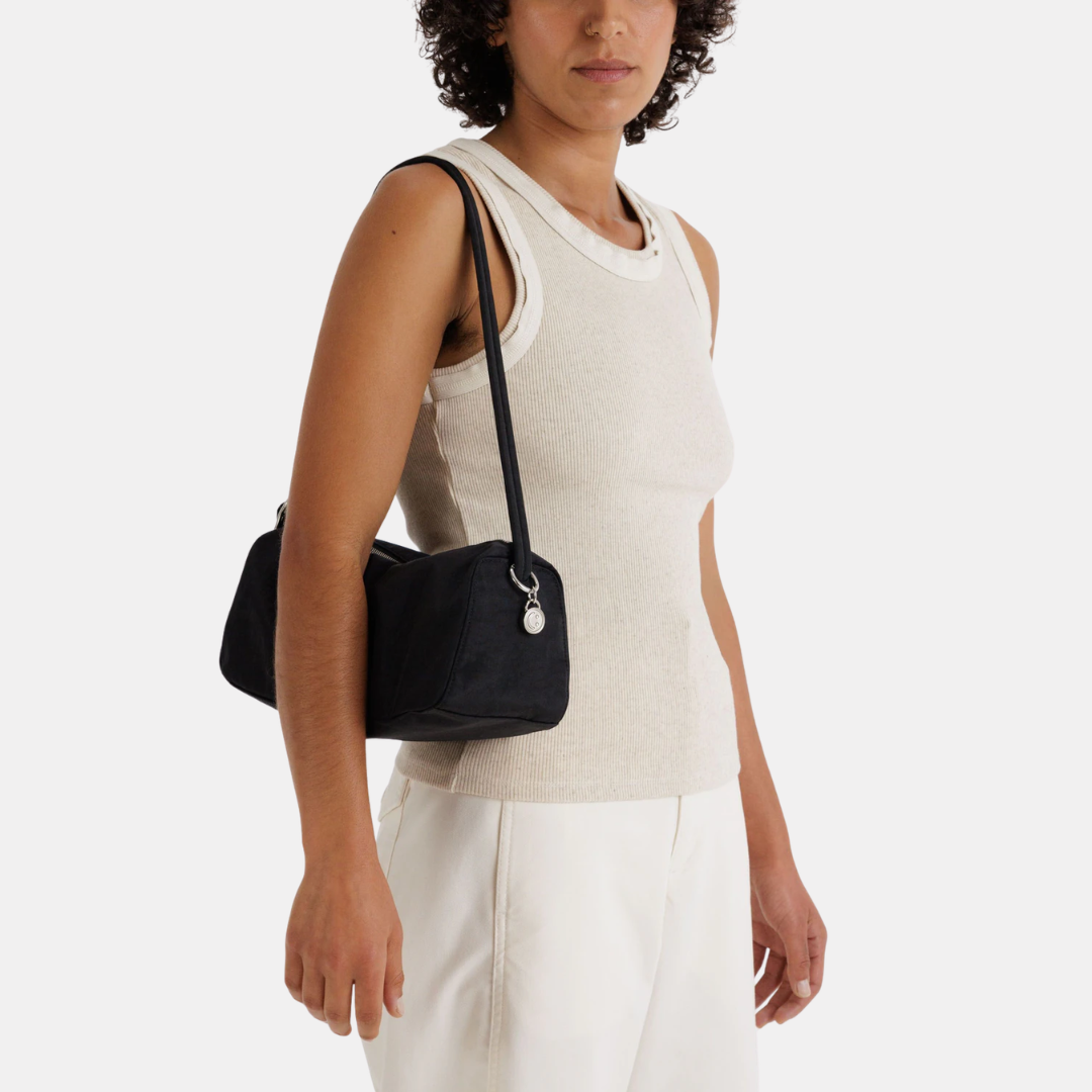 Black Nylon Loaf Bag