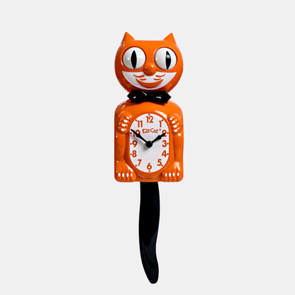 Harvest Orange Kit-Cat Clock
