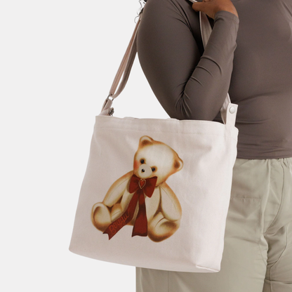 Teddy Bear Horizontal Duck Tote