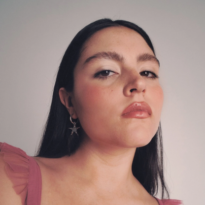 Gold Estelle Star Hoop Earrings