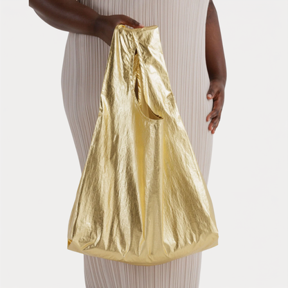 Gold Metallic Standard Baggu