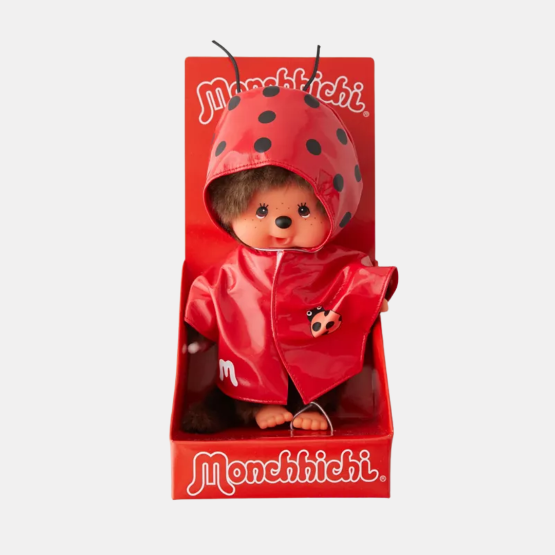Monchhichi Ladybug Raincoat Plushie