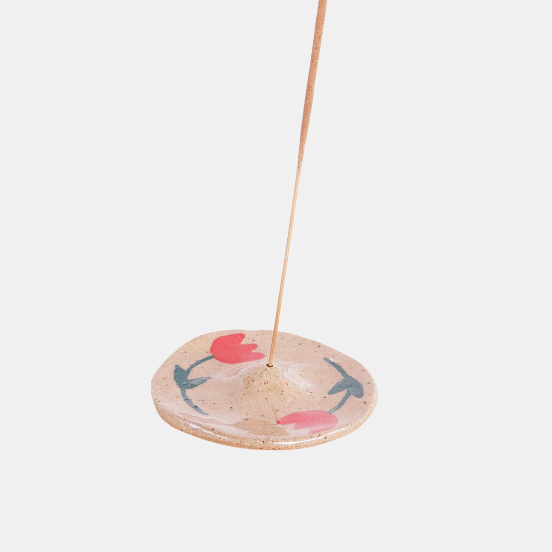 Tulip Ceramic Incense Holder