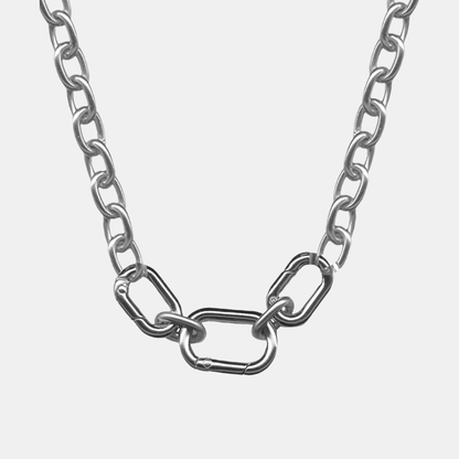 Industrial Chain Carabiner Link Necklace