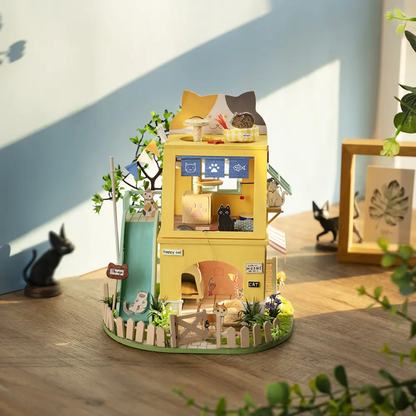 Cat House DIY Miniature Kit