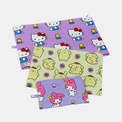 Hello Kitty And Friends Florals Go Pouch Set