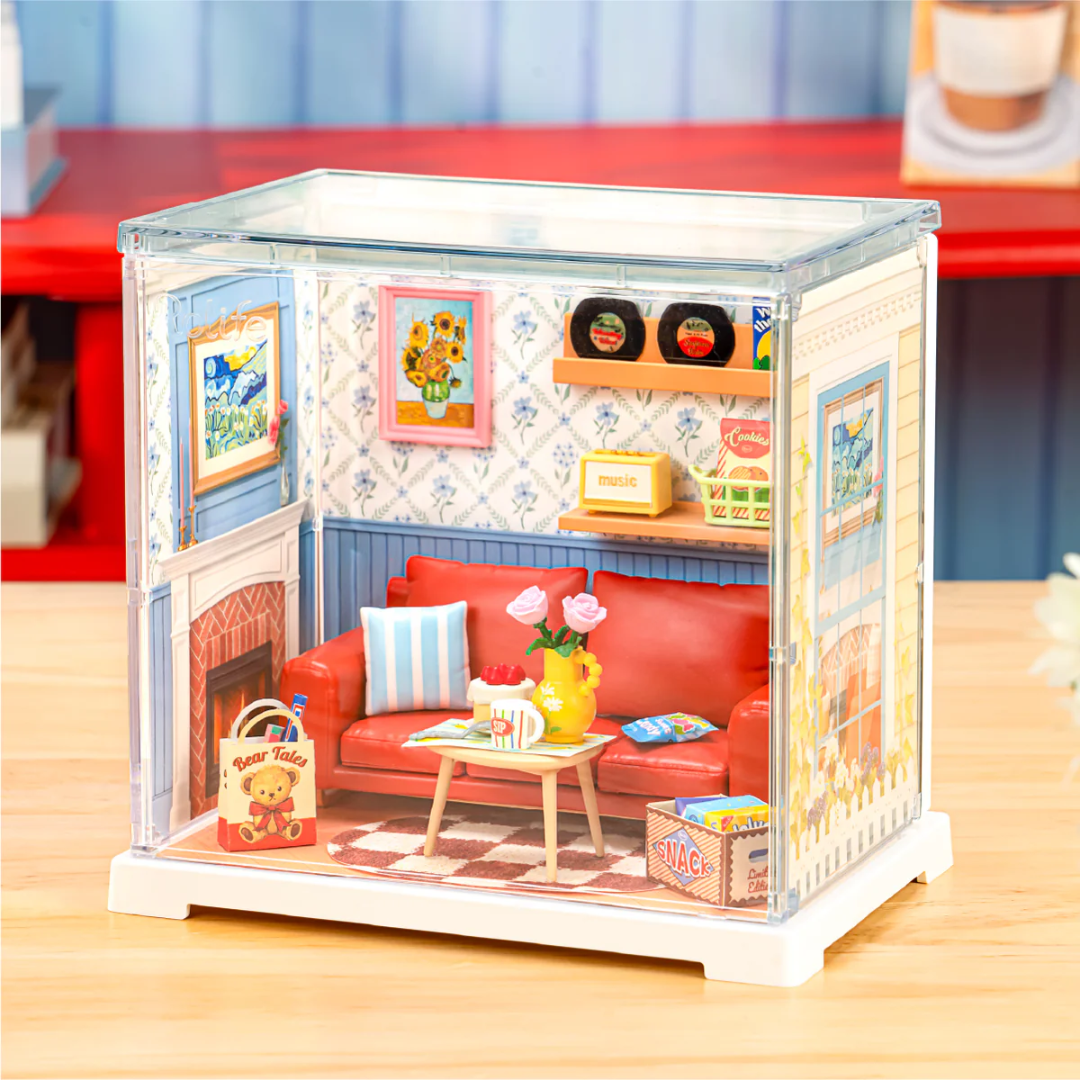 Country Blue Lounge DIY Miniature Kit