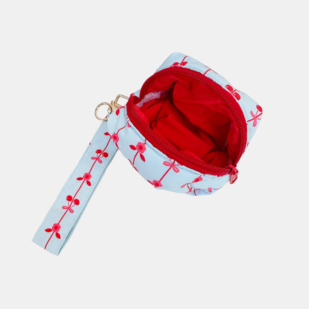 Cherry Puffy Pouch