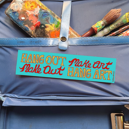Make Art Bumper Sticker