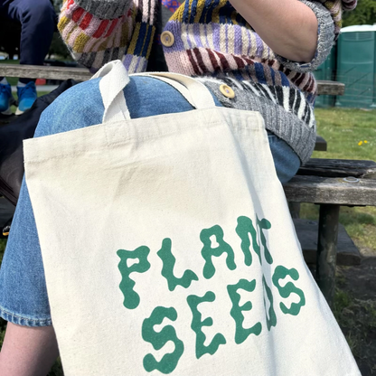 Plant Seeds Tote Bag
