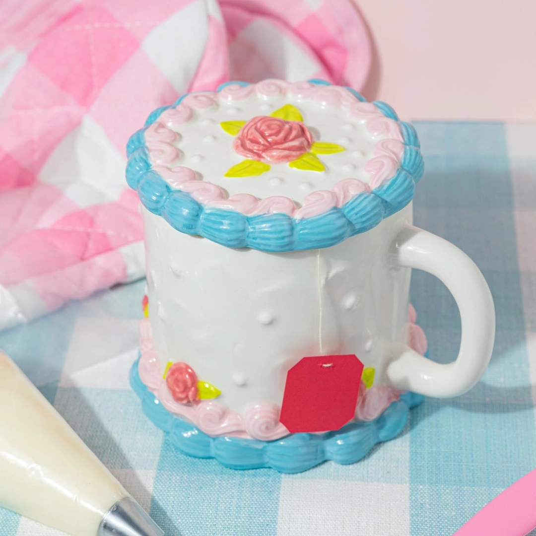 Cake Mug With Lid