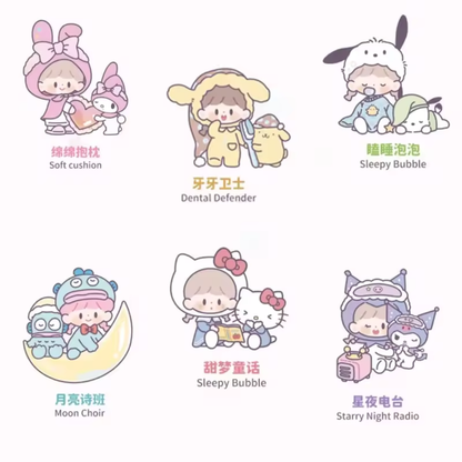 zZoton Sanrio Characters Preparation Before Bedtime Series Blind Box