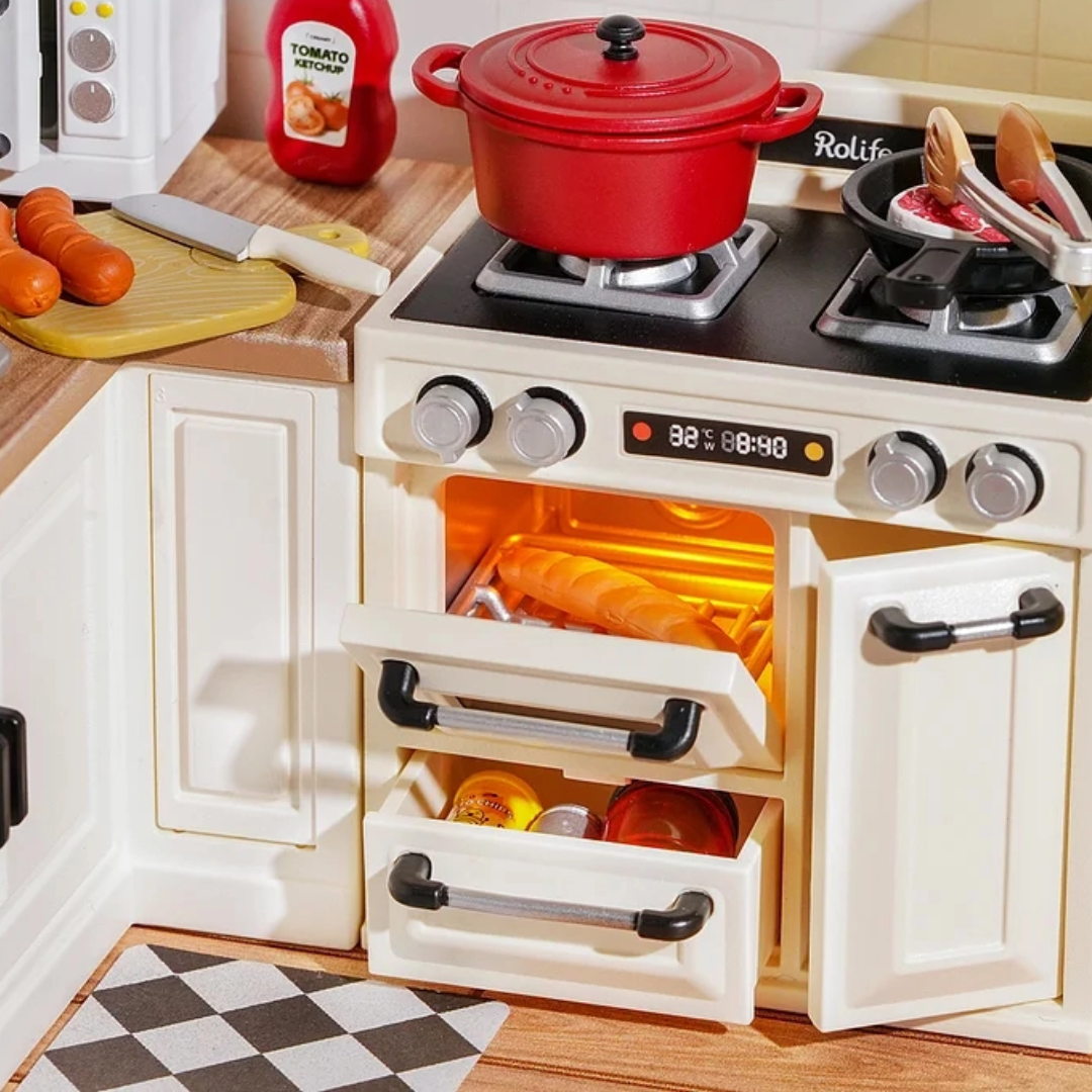 Happy Meals Kitchen DIY Miniature Kit