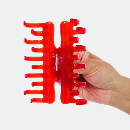 Candy Red Large Jojo Hair Claw