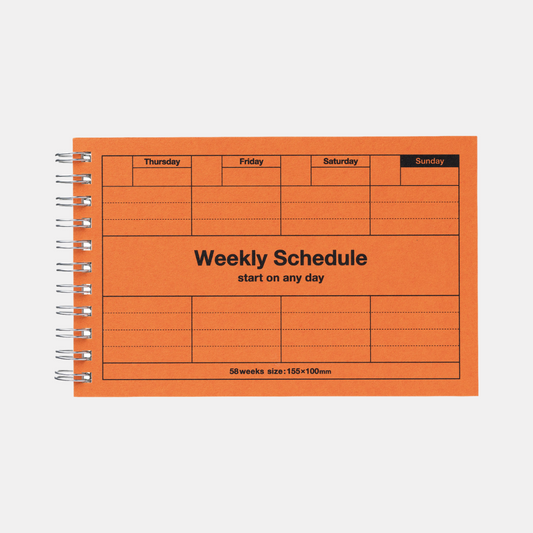 Orange Dayfree Weekly Schedule