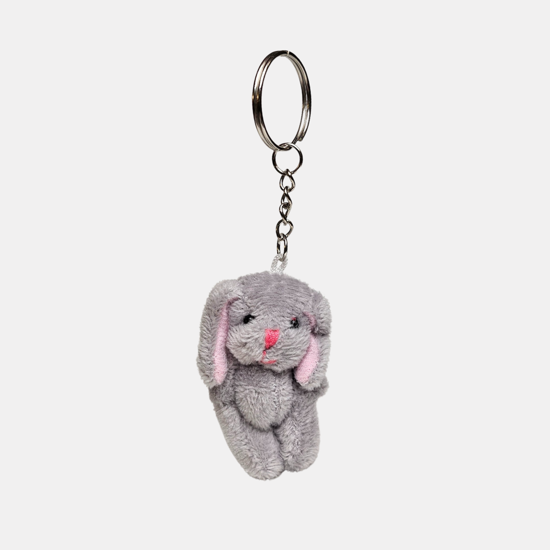 Mini Plush Bunny Keychain