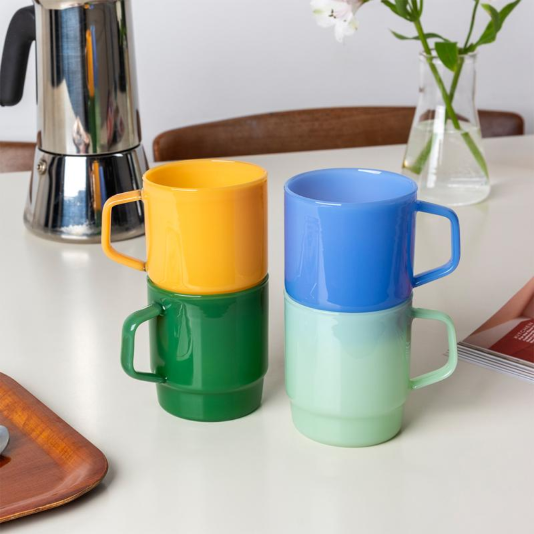 Glass Stacking Coffee Cup