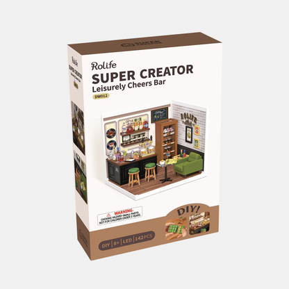 Leisurely Cheers Bar DIY Miniature Kit