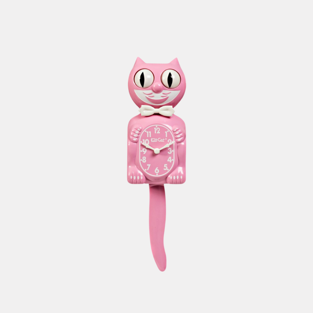 Pink Satin Kit-Cat Klock