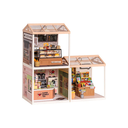 Fascinating Book Store DIY Miniature Kit