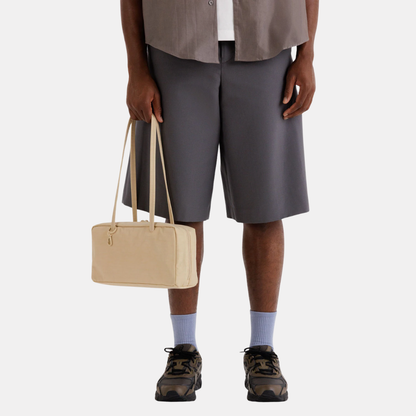 Custard Small Nylon Bowler Bag