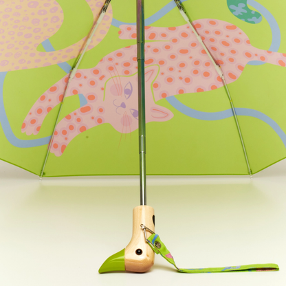 Lime Arty Cats Original Duckhead Umbrella