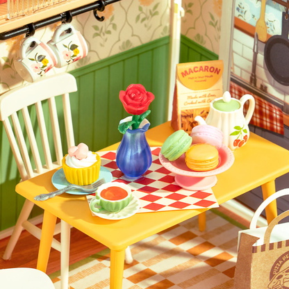 Floral Dining Room DIY Miniature Kit