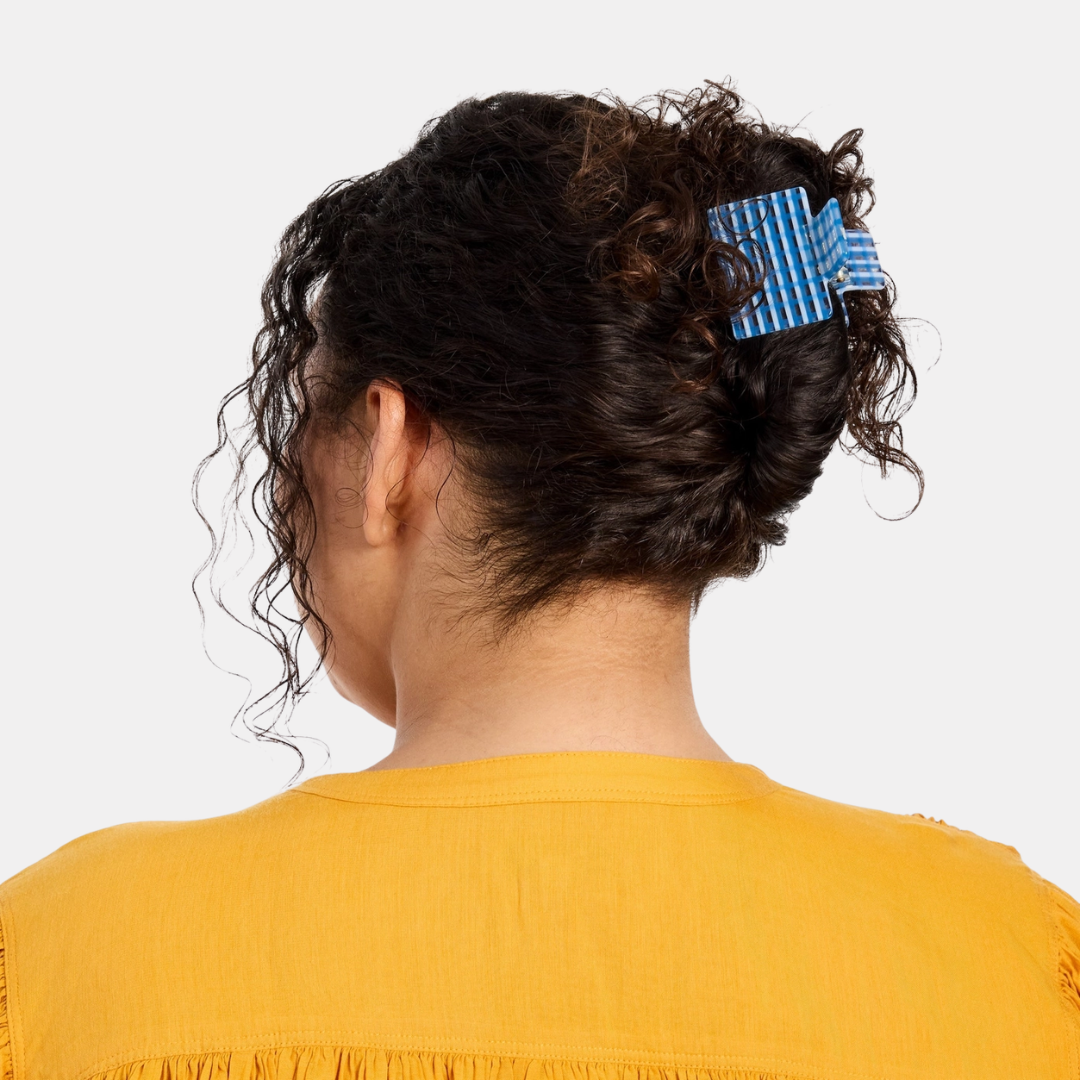 Blue Lattice Midi Box Claw