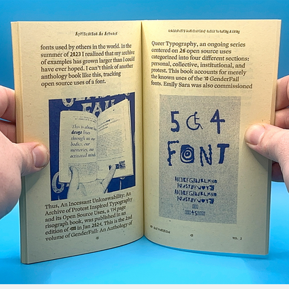Application as Artwork Zine