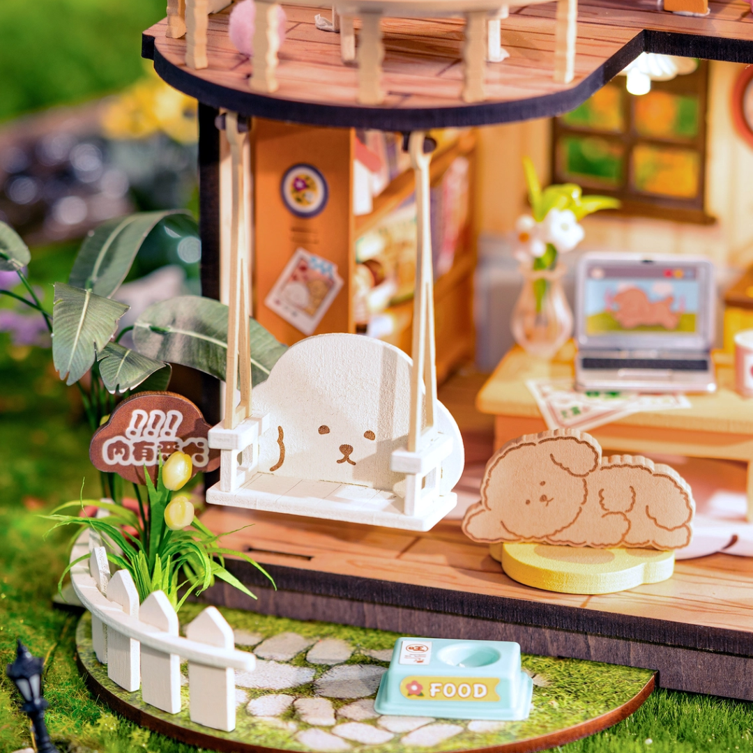 Puppy's Cozy Villa DIY Miniature Kit