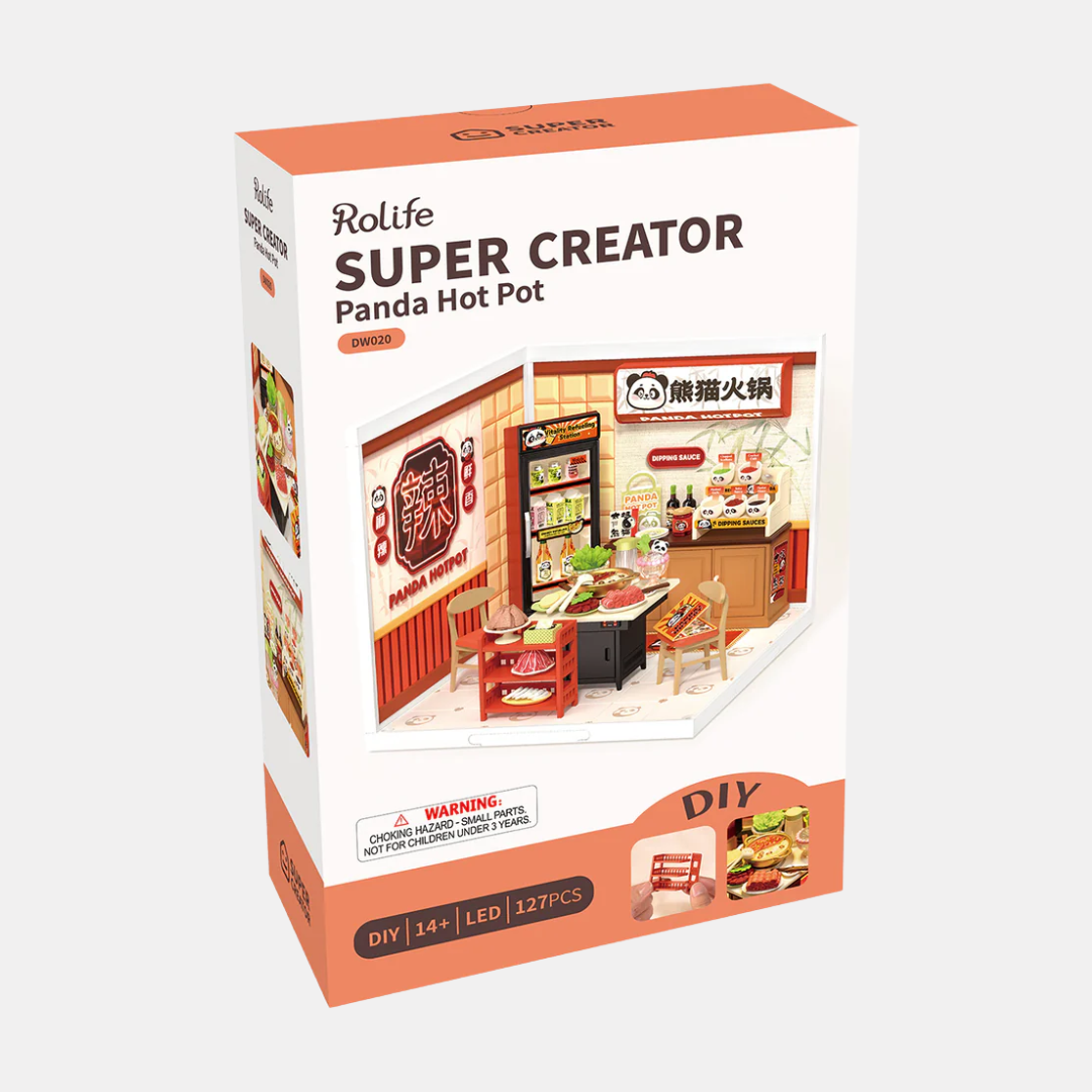 Panda Hot Pot DIY Miniature House