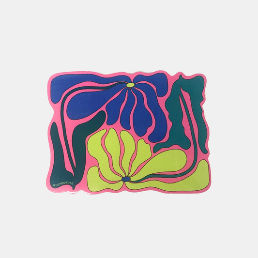 Double Daisy Sticker