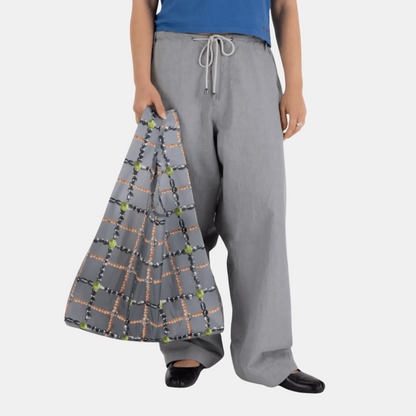 Beaded Plaid Standard Baggu