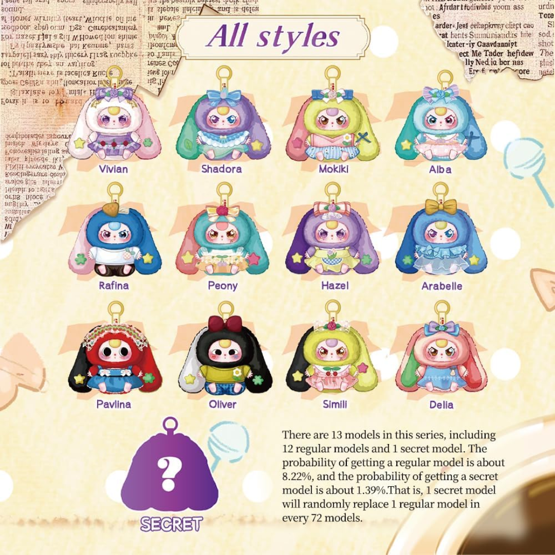 Baby Three Lily Rabbit Town V4 Series Plush Blind Box