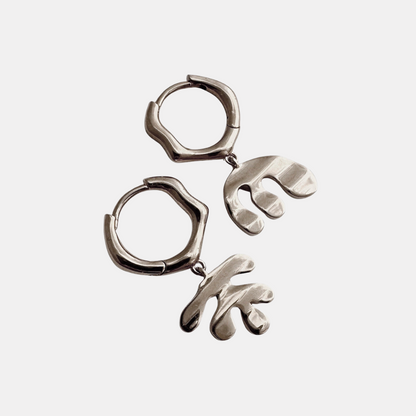 Silver Henri Hoops