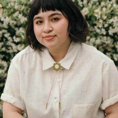 Big Daisy Bolo Tie
