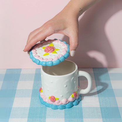 Cake Mug With Lid