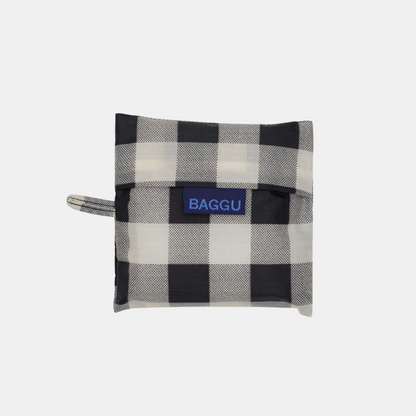 Black + White Big Check Standard Baggu
