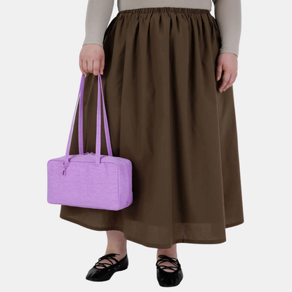 Rose Small Nylon Bowler Bag