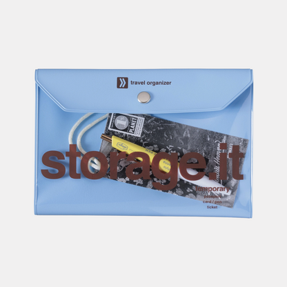 White Storage.It Travel Organizer Envelope