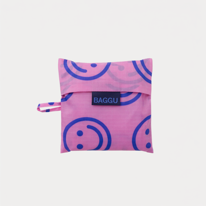 Pop Pink Happy Standard Baggu