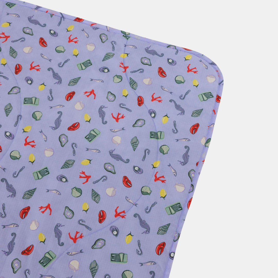 Sea Charms Puffy Picnic Blanket