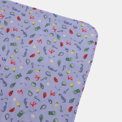 Sea Charms Puffy Picnic Blanket