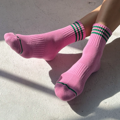 Rose Pink Girlfriend Socks