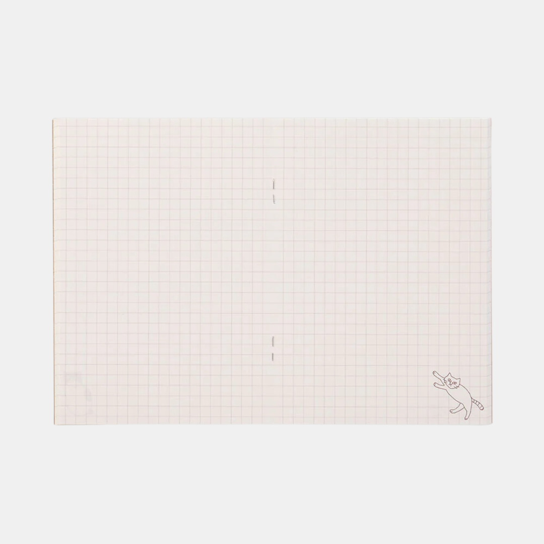 A5 Grid Cats Notebook