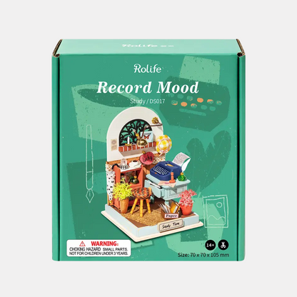 Record Mood Study DIY Miniature Kit