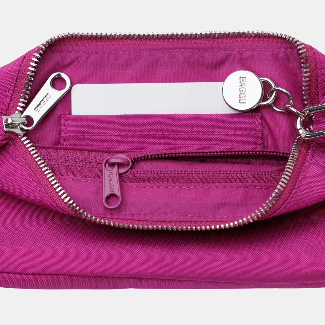 Deep Fuchsia Nylon Pochette