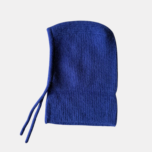 Royal Blue Knit Hood